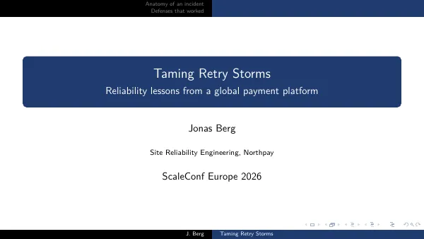Compiled first page of the Beamer Copenhagen template